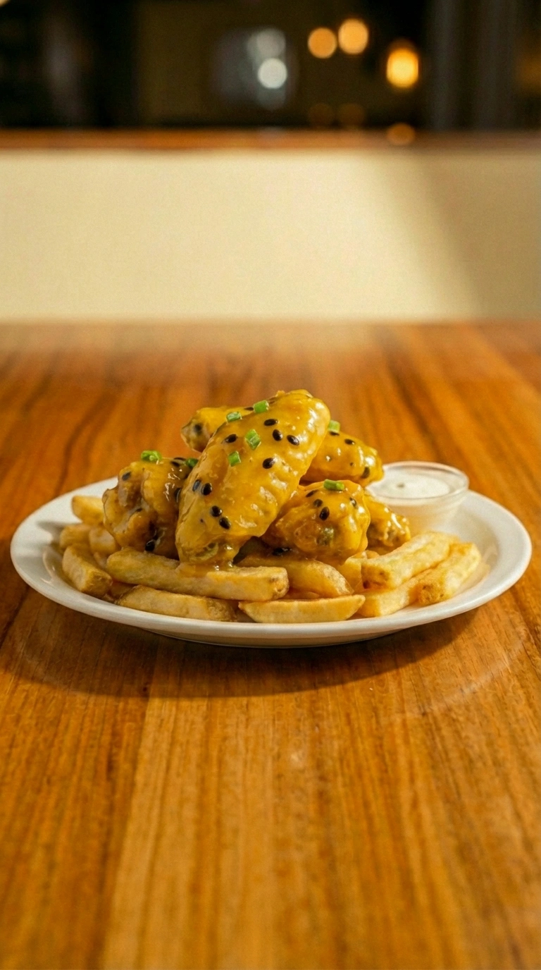 Alitas en Salsa Maracuyá